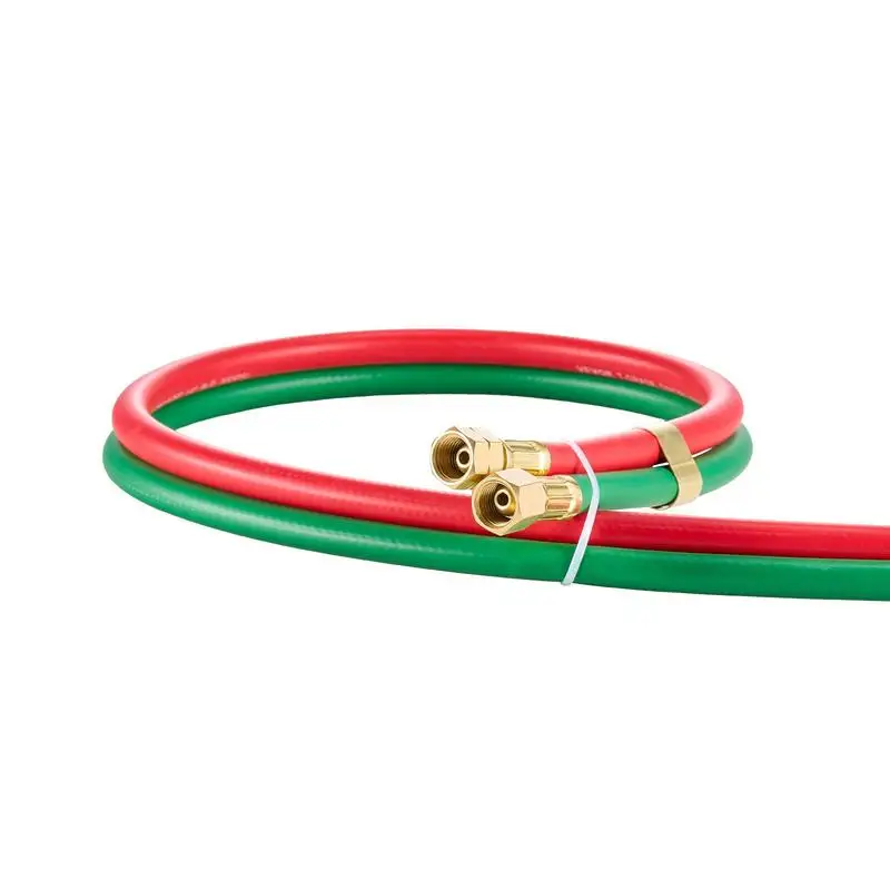 Oxygen Acetylene Hose, 1/4-Inch x 50FT Oxy Acetylene Hose with 9/16"-18 B Fitting, 300PSI T Grade Welding Cutting Torch Twin Hose, Compatible with Oxygen, Acetylene, Propane and Other Fuel Gases
Oxygen Acetylene Hose, 1/4-Inch x 50FT Oxy Acetylene Hose with 9/16"-18 B Fitting, 300PSI T Grade Welding Cutting Torch Twin Hose, Compatible with Oxygen, Acetylene, Propane and Other Fuel Gases