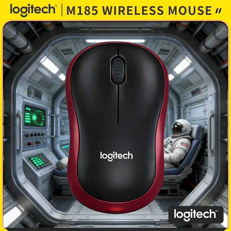 Logitech M185 Mouse for PC Laptop 2.4GHz Nano Receiver 1000 DPI Auto-Sleep Energy-Saving Ergonomic Comfort Grip Office Tool
Logitech M185 Mouse for PC Laptop 2.4GHz Nano Receiver 1000 DPI Auto-Sleep Energy-Saving Ergonomic Comfort Grip Office Tool