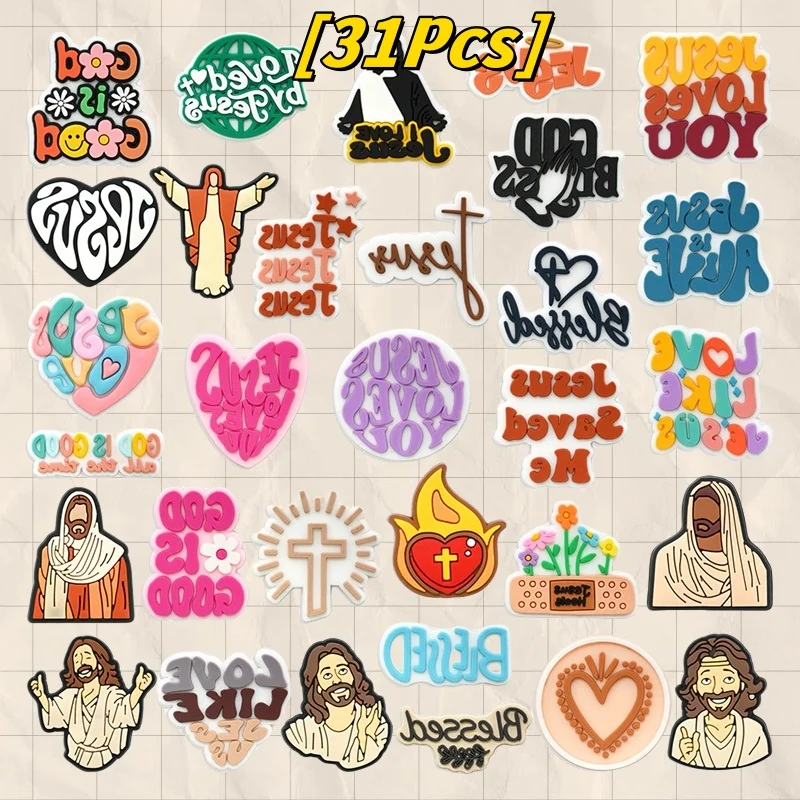 wholesale Middle Eastern Seri of Faith Series PVC Footwear I Love Jesus Blessed Heart Phrases Footwear Accessories Holiday Party
wholesale Middle Eastern Seri of Faith Series PVC Footwear I Love Jesus Blessed Heart Phrases Footwear Accessories Holiday Party