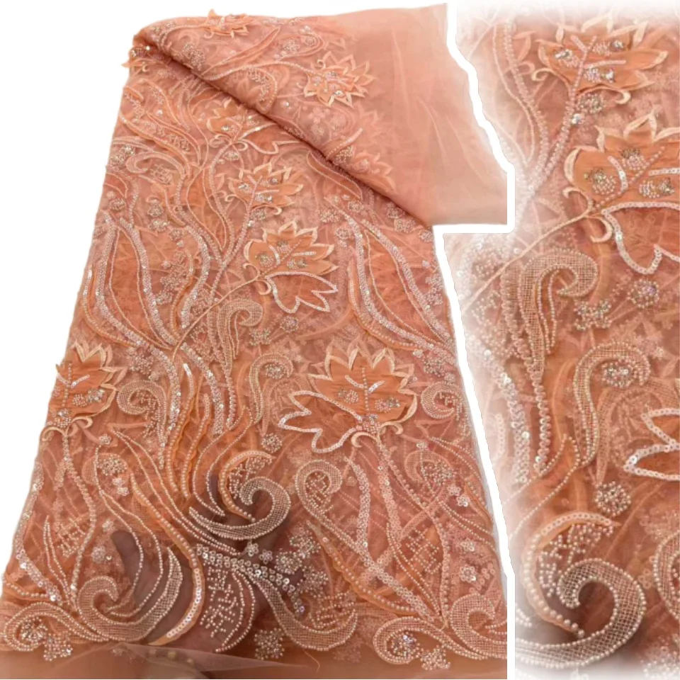 Новейшая фиолетовая африканская 3D тюлевая ткань с аппликацией из бисера, высокое качество, французская кружевная ткань с вышивкой блестками для вечерних платьев CC1552
Новейшая фиолетовая африканская 3D тюлевая ткань с аппликацией из бисера, высокое качество, французская кружевная ткань с вышивкой блестками для вечерних платьев CC1552