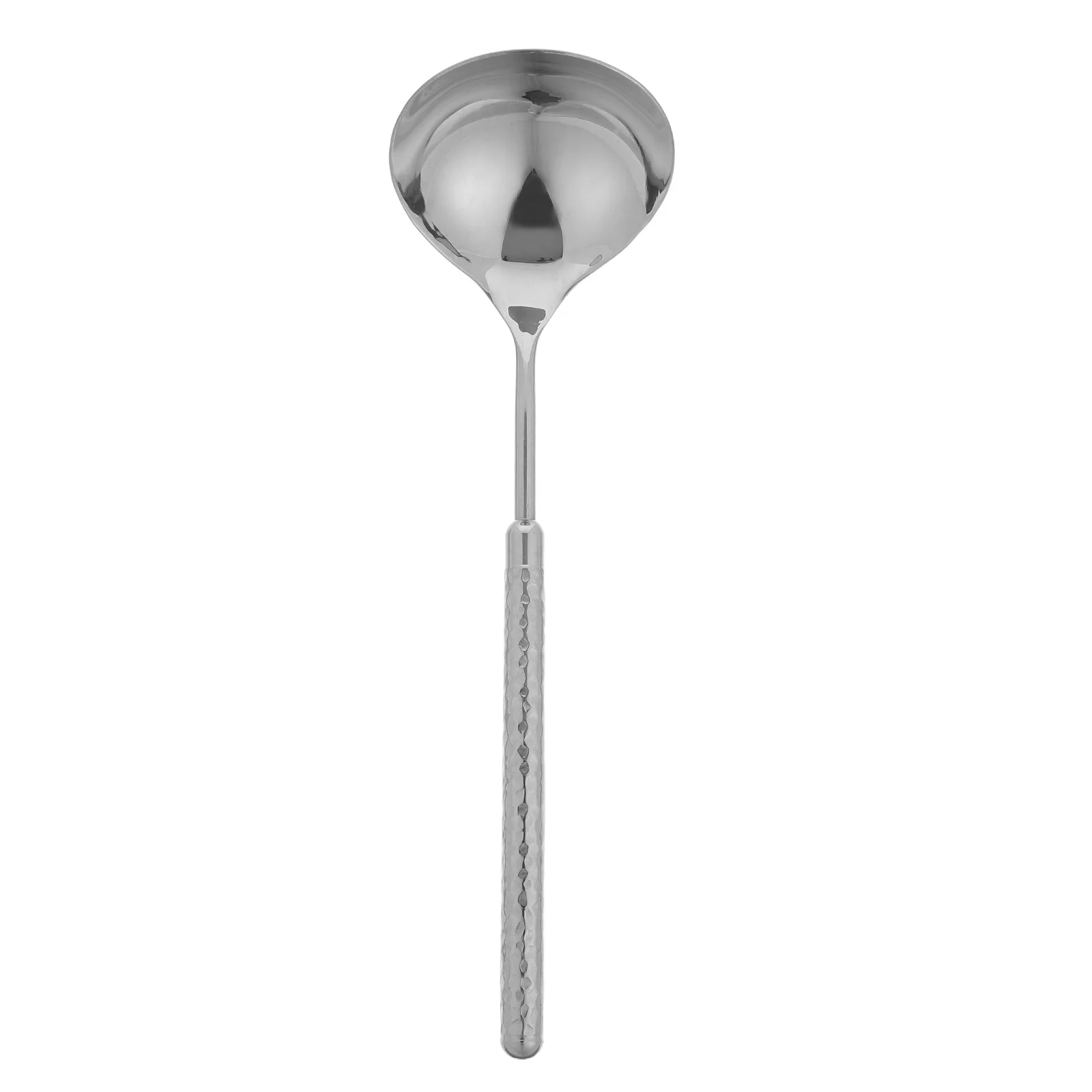 Stainless Steel Soup Ladle Long Handle Hammered Design For Hot Pot Noodle Cooking Serving Silver Kitchen Utensils
Stainless Steel Soup Ladle Long Handle Hammered Design For Hot Pot Noodle Cooking Serving Silver Kitchen Utensils