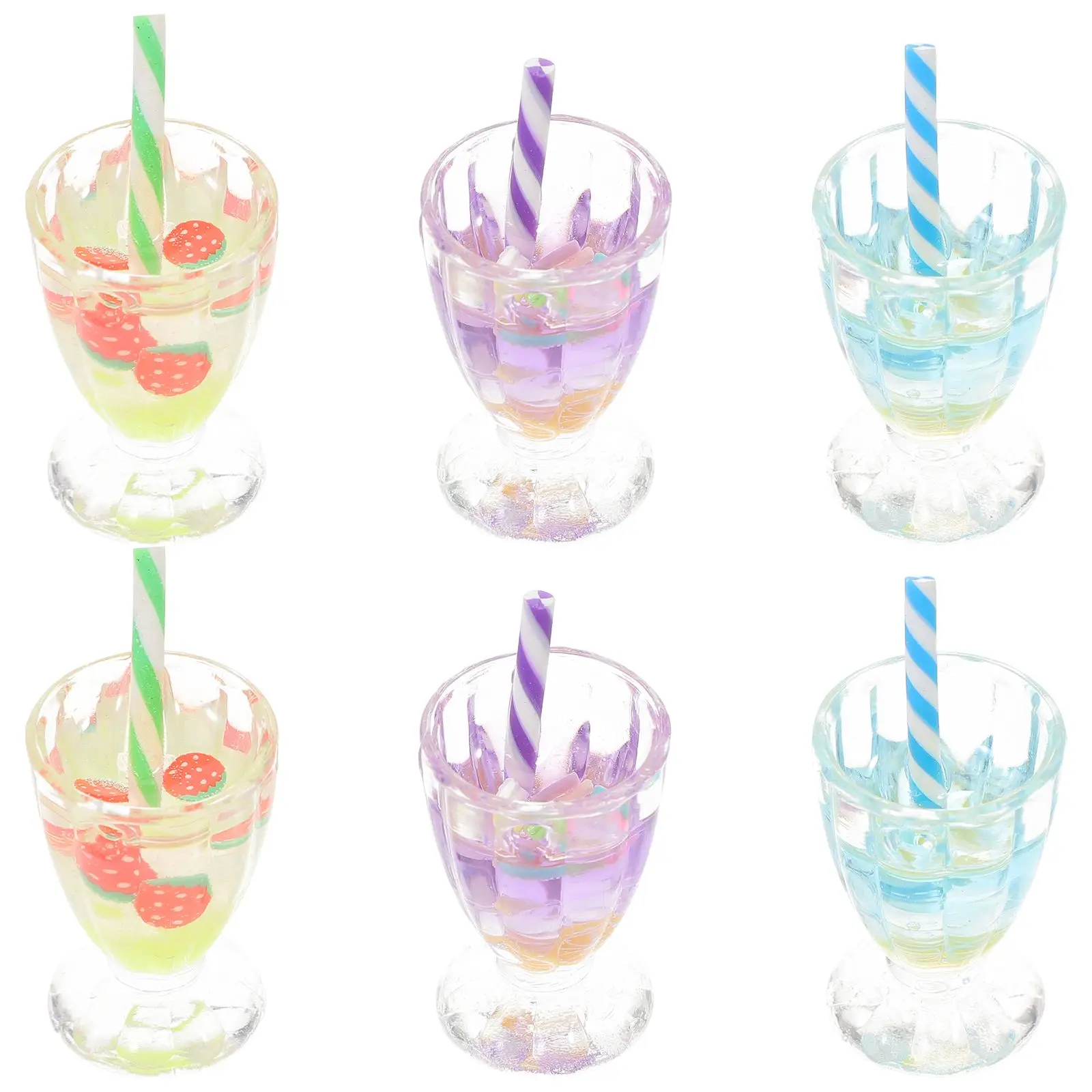 6 Pcs Mini Ice Cream Goblet Resin House Accessories Orange Blue Green Easy Clean Realistic Shapes Food Prop Montessori Toy
6 Pcs Mini Ice Cream Goblet Resin House Accessories Orange Blue Green Easy Clean Realistic Shapes Food Prop Montessori Toy