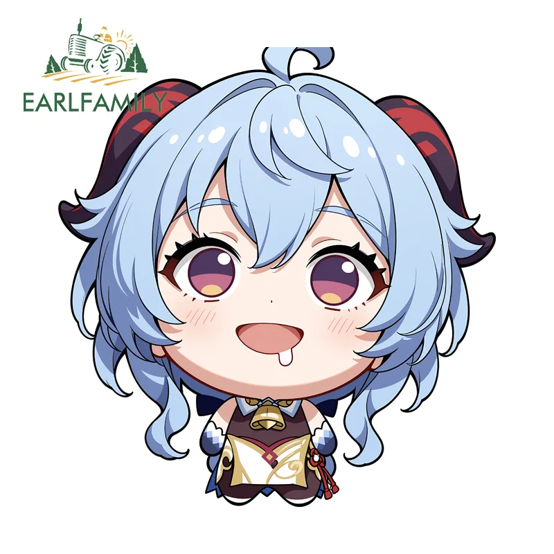EARLFAMILY Genshin Impact Ganyu Chibi Car Stickers Attractive Bumper Helmet Decal Beautiful High Quality ATV RV VAN Decoration
EARLFAMILY Genshin Impact Ganyu Chibi Car Stickers Attractive Bumper Helmet Decal Beautiful High Quality ATV RV VAN Decoration
