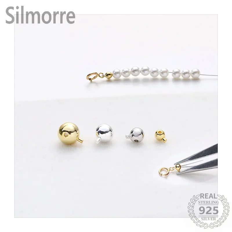 2PCS 925 Sterling Silver Crimp & End Beads for DIY Beads Bracelet Necklace Making Fine Jewelry Finding
2PCS 925 Sterling Silver Crimp & End Beads for DIY Beads Bracelet Necklace Making Fine Jewelry Finding