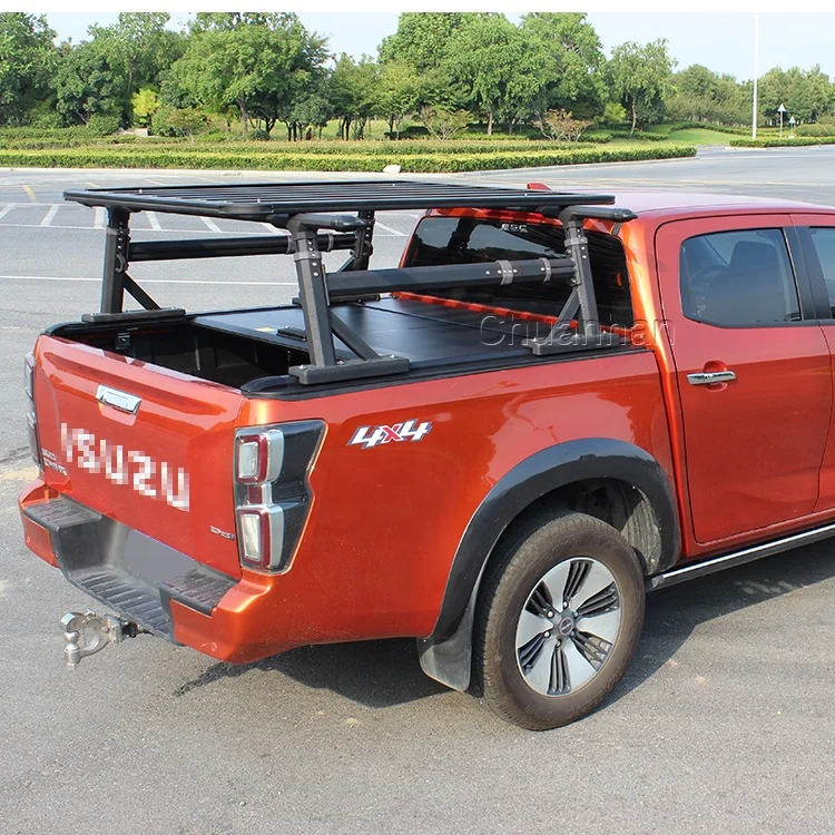 Truck Isuzu Dmax Roll Bar Platform Rack Adjustable Luggage Roof Rack for Land Cruiser F150 Ranger Tacoma
Truck Isuzu Dmax Roll Bar Platform Rack Adjustable Luggage Roof Rack for Land Cruiser F150 Ranger Tacoma