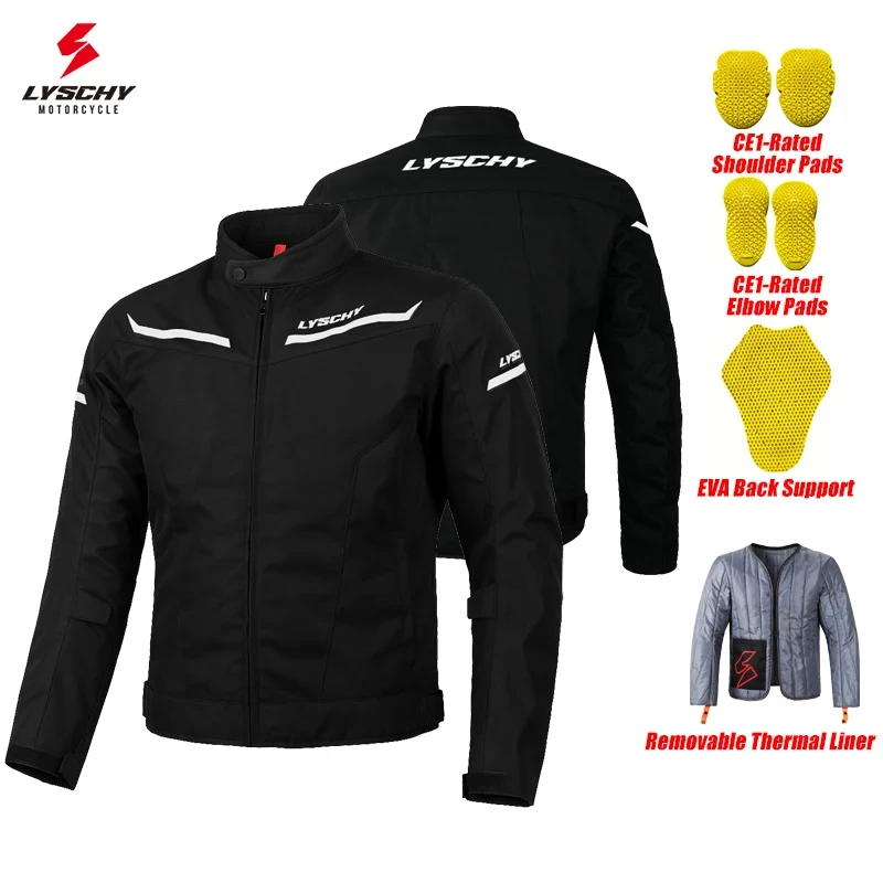 LYSCHY Motorcycle Jacket Pants Winter Warm Motocross Jacket Waterproof Windproof CE Protective Anti-fall Motorbike Riding Suit
LYSCHY Motorcycle Jacket Pants Winter Warm Motocross Jacket Waterproof Windproof CE Protective Anti-fall Motorbike Riding Suit