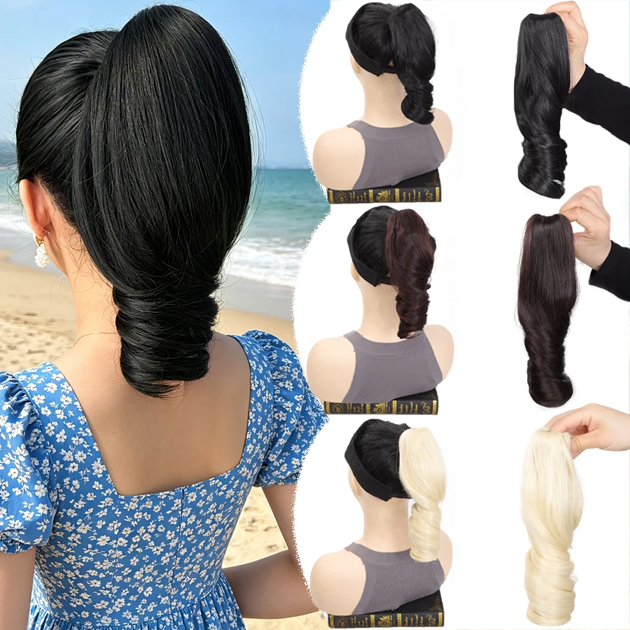 10 Inch Long Wavy Brown Claw Ponytail Wig, Heat Resistant Synthetic Fiber Ponytail Wig Suitable For Women's Party And Daily Wear
10 Inch Long Wavy Brown Claw Ponytail Wig, Heat Resistant Synthetic Fiber Ponytail Wig Suitable For Women's Party And Daily Wear