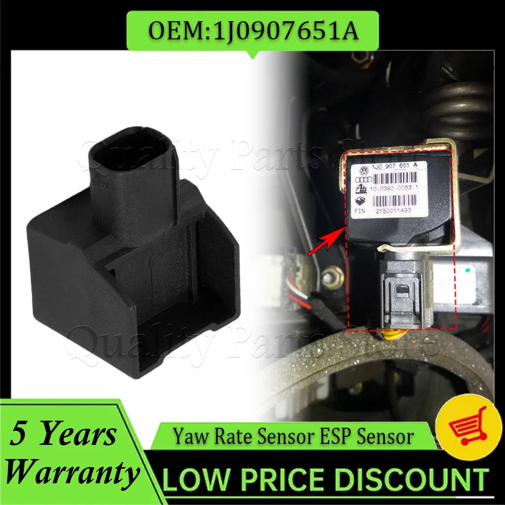 1PC Car Yaw Rate Sensor ESP Sensor 3 Stitches 1J0907651A Fit For VW Clasico/Jetta 2002 2003 2004 2005 1J0 907 651 A 1J0 907 651A
1PC Car Yaw Rate Sensor ESP Sensor 3 Stitches 1J0907651A Fit For VW Clasico/Jetta 2002 2003 2004 2005 1J0 907 651 A 1J0 907 651A