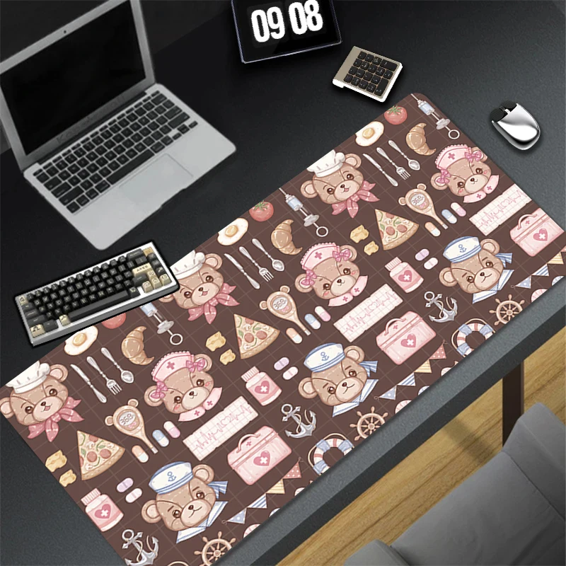 Pattern Game Cute Mousepad Baby Bear Pad Rubber Mouse Mat Desk Gaming Non Slip Table Mat PC Gamer Cabinet Mousepad Keyboard Pad
Pattern Game Cute Mousepad Baby Bear Pad Rubber Mouse Mat Desk Gaming Non Slip Table Mat PC Gamer Cabinet Mousepad Keyboard Pad