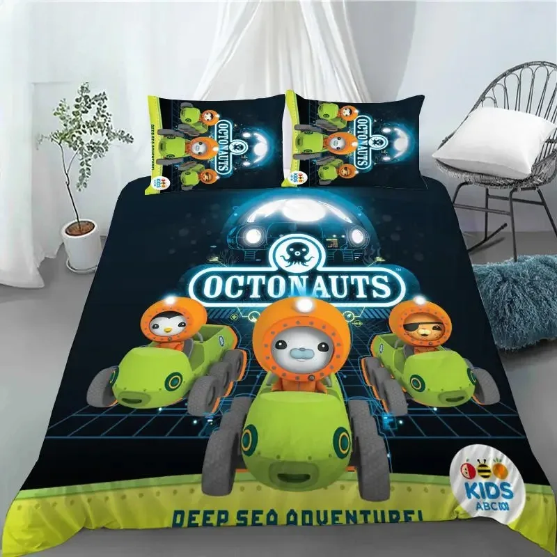 Пододеяльник с рисунком аниме «Октонавты», наволочка, комплект постельного белья для мальчиков и девочек, украшение для спальни, детский подарок, одинарный, двойной размер
Пододеяльник с рисунком аниме «Октонавты», наволочка, комплект постельного белья для мальчиков и девочек, украшение для спальни, детский подарок, одинарный, двойной размер