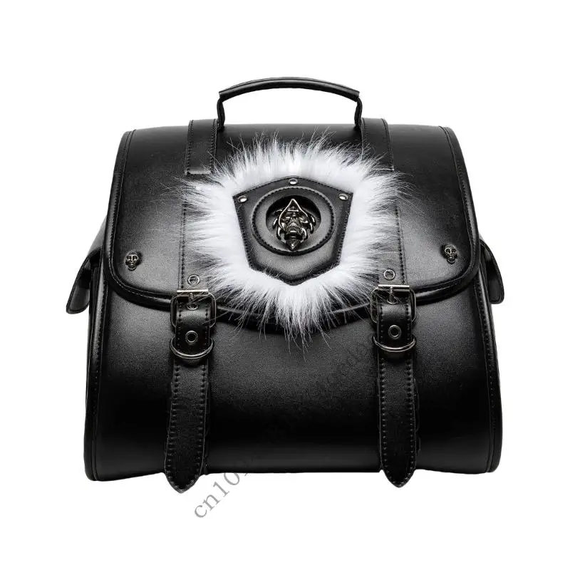 Motorcycle Travel Bag Punk Aesthetic High Capacity Water Resistant Quick Mount System Bike Rear Storage Bag for Bike
Motorcycle Travel Bag Punk Aesthetic High Capacity Water Resistant Quick Mount System Bike Rear Storage Bag for Bike