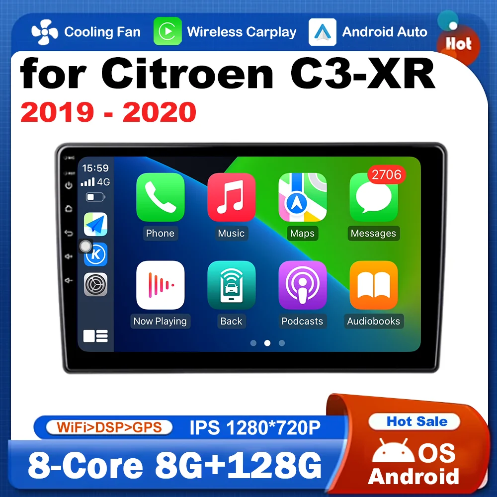 Car Radio Multimedia Player Android System 4G for Citroen C3-XR 2019 2020 Navigation GPS Carplay WiFi Split Screen No 2 din BT 
Car Radio Multimedia Player Android System 4G for Citroen C3-XR 2019 2020 Navigation GPS Carplay WiFi Split Screen No 2 din BT