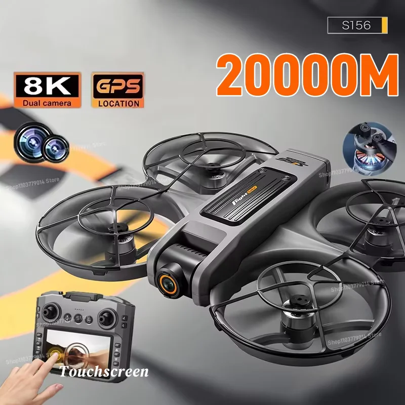 S156 Drone Professional 8K Camera with 5G WiFi FPV UAV Screen Remote Control and Obstacle Avoidance Quadcopter 2025 New
S156 Drone Professional 8K Camera with 5G WiFi FPV UAV Screen Remote Control and Obstacle Avoidance Quadcopter 2025 New