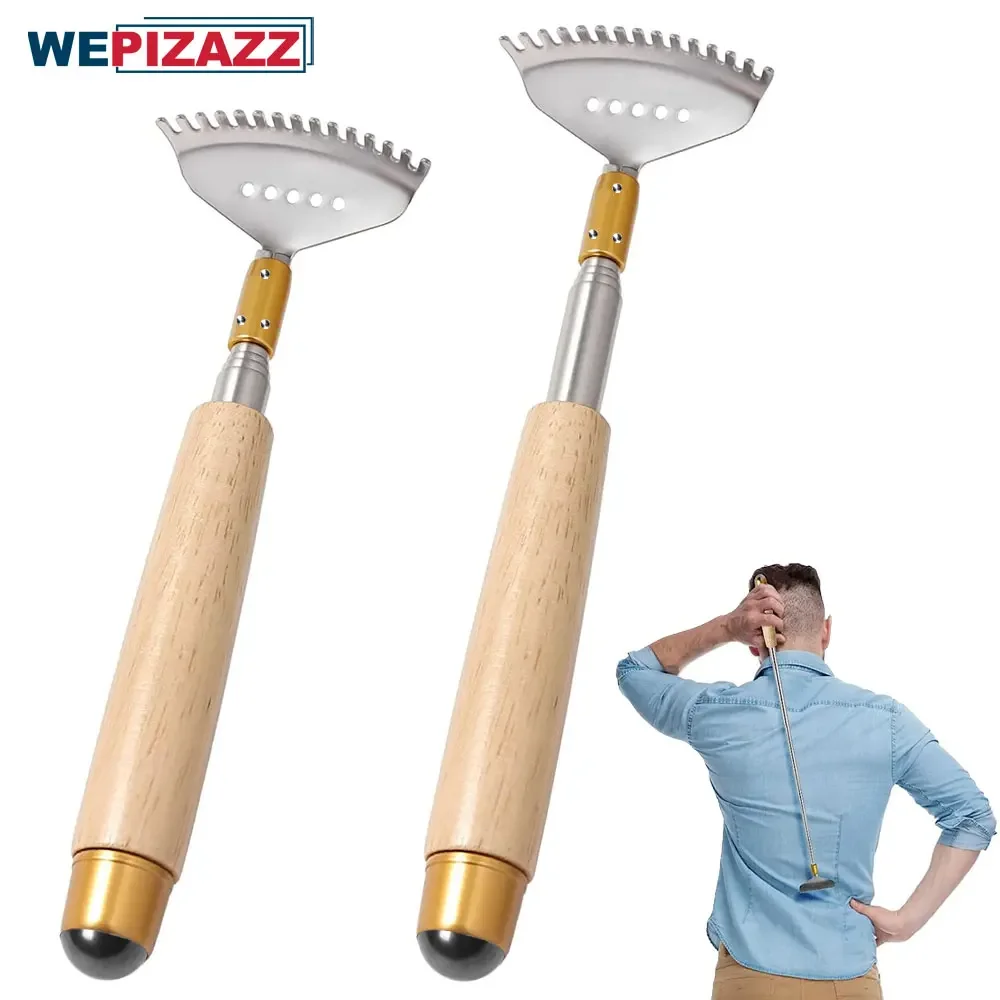 Best Telescoping Back Scratcher, Back Scratcher with Wood Handle, Massage Roller Wide Claw Handheld Head Scratcher Back Massager
Best Telescoping Back Scratcher, Back Scratcher with Wood Handle, Massage Roller Wide Claw Handheld Head Scratcher Back Massager