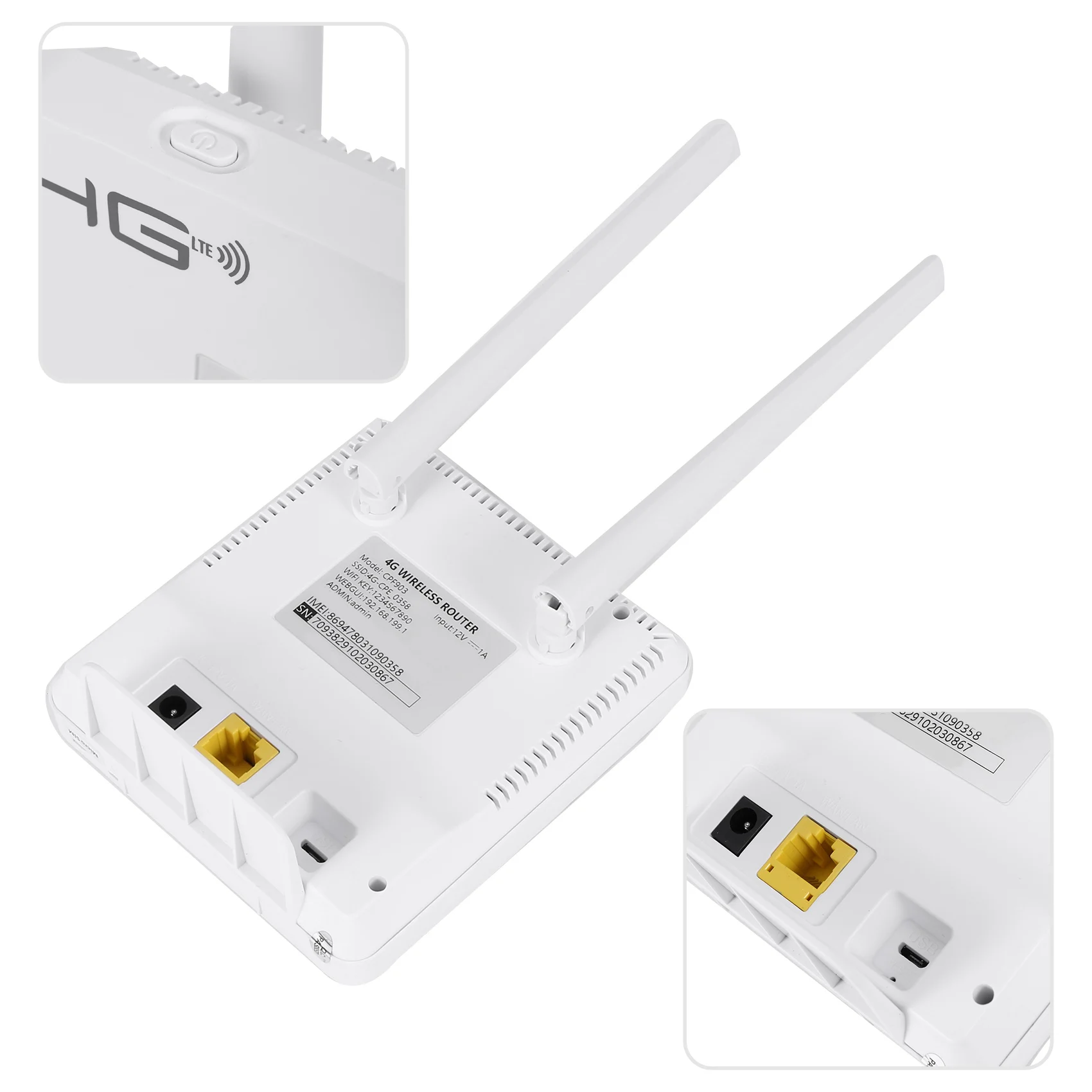 3G 4G LTE Wi-Fi-маршрутизатор 150 Мбит/с Портативная точка доступа Разблокированный беспроводной CPE-маршрутизатор со слотом для SIM-карты WAN/LAN Port-Y41A
3G 4G LTE Wi-Fi-маршрутизатор 150 Мбит/с Портативная точка доступа Разблокированный беспроводной CPE-маршрутизатор со слотом для SIM-карты WAN/LAN Port-Y41A