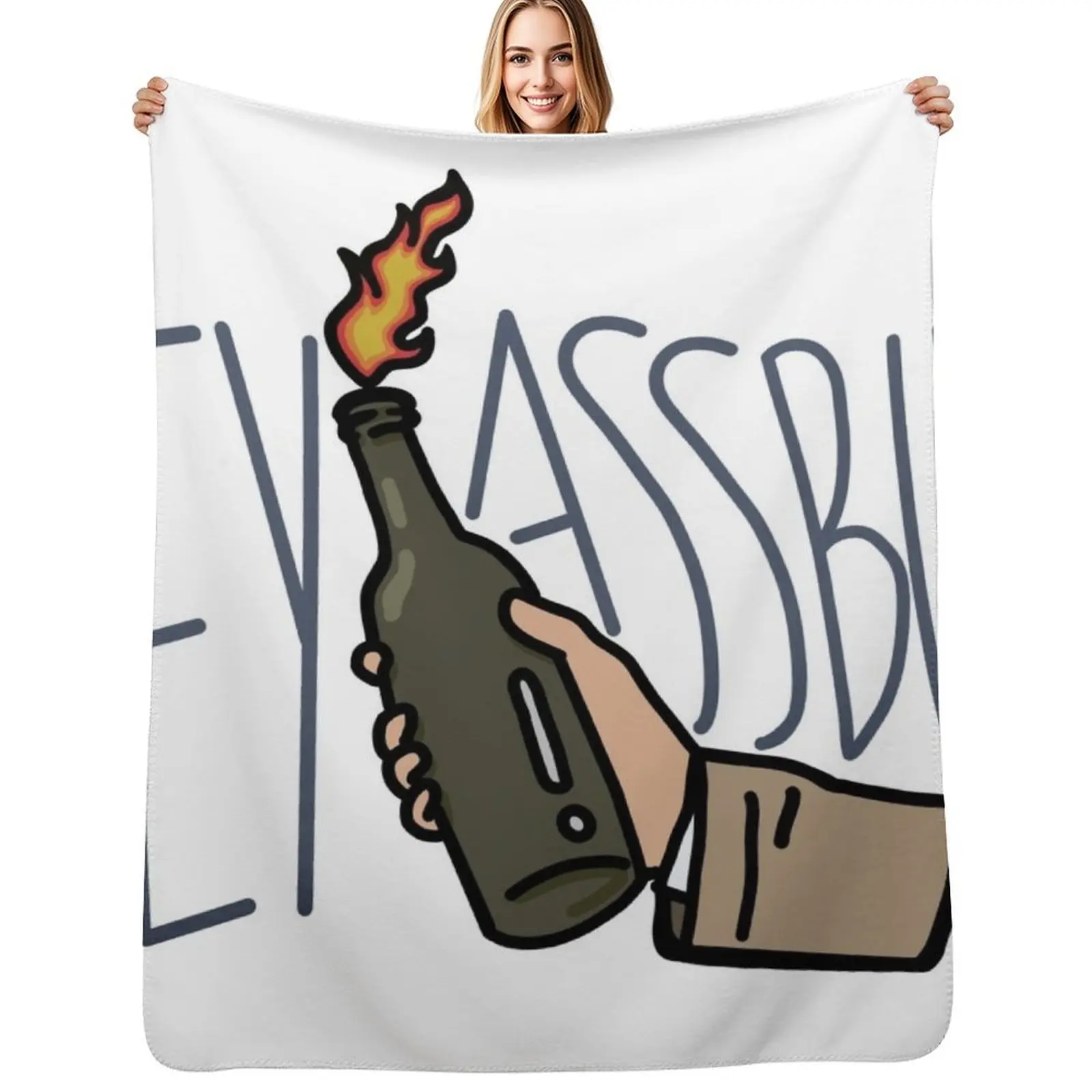 HEY ASSBUTT! Throw Blanket Soft Solid Color Blanket for Couch Bed
HEY ASSBUTT! Throw Blanket Soft Solid Color Blanket for Couch Bed