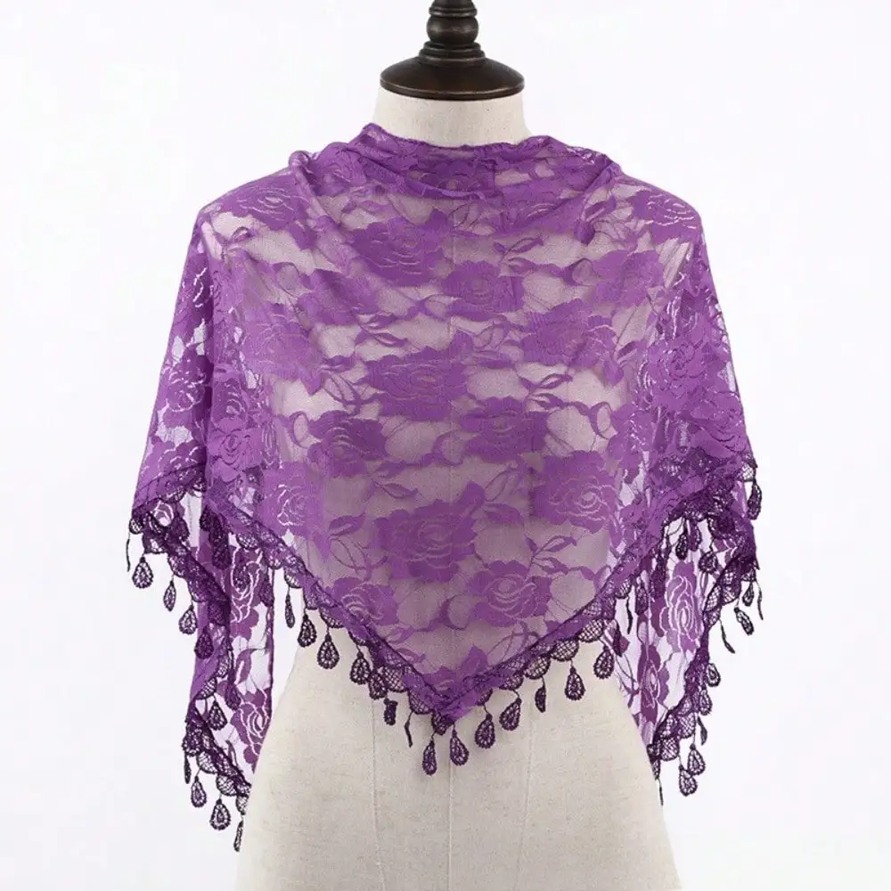 New Lace Bag Head Triangle Scarf Scarf Hollow Silk Scarf Triangle Scarf Women
New Lace Bag Head Triangle Scarf Scarf Hollow Silk Scarf Triangle Scarf Women
