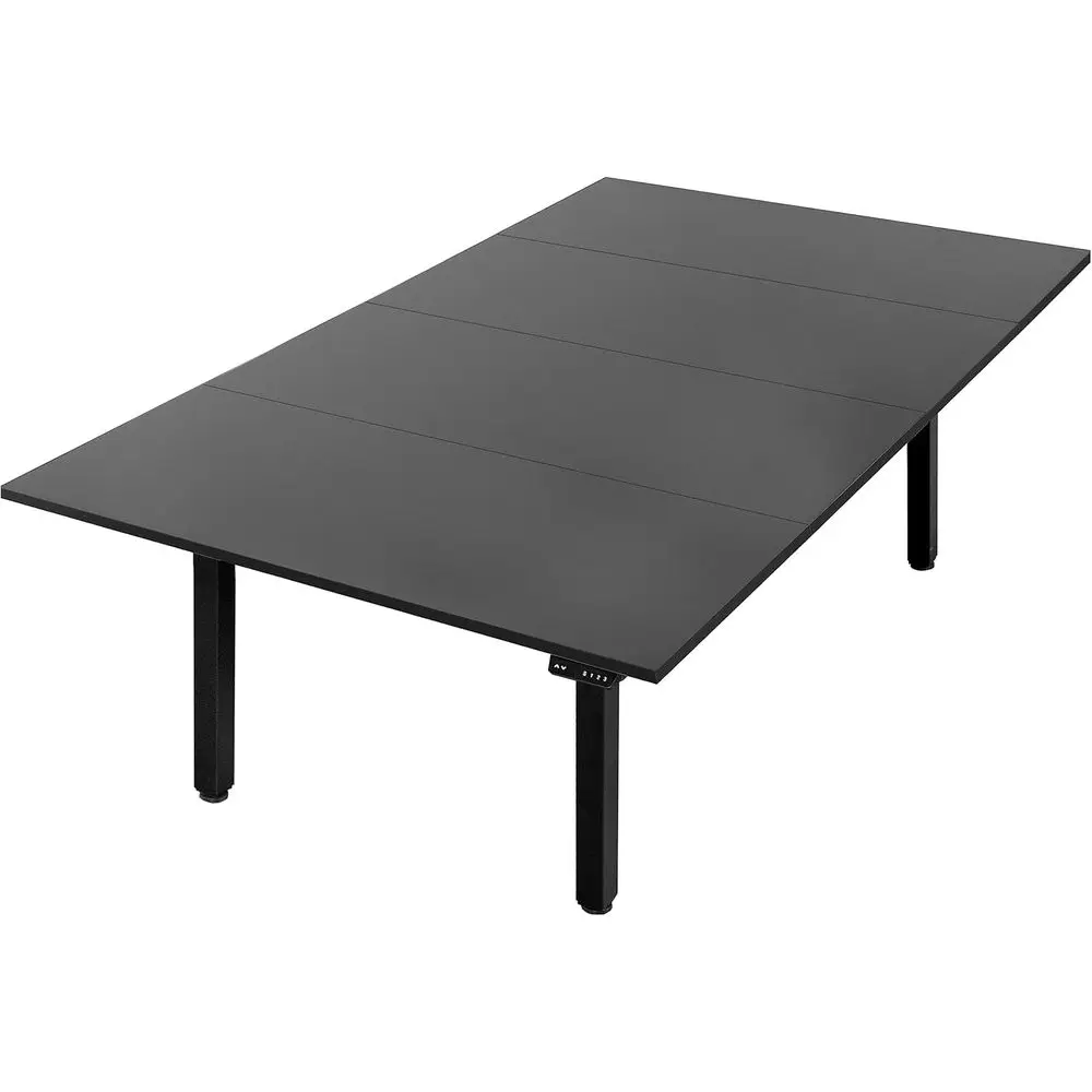 95x55 Inch Electric Height-Adjustable Stand-Up Conference Table with 4 Black Square Tops, Dual Motor, 40 Series
95x55 Inch Electric Height-Adjustable Stand-Up Conference Table with 4 Black Square Tops, Dual Motor, 40 Series