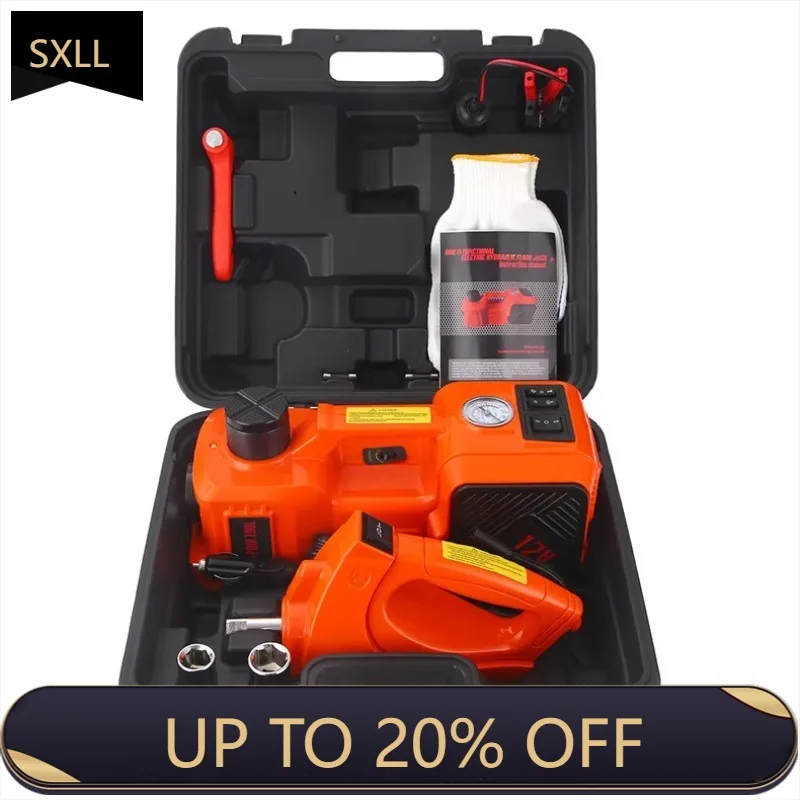SXLL Hot-selling 5-ton 12v electro-hydraulic car jack and impact wrench car emergency tool vehicle emergency repair tool set
SXLL Hot-selling 5-ton 12v electro-hydraulic car jack and impact wrench car emergency tool vehicle emergency repair tool set