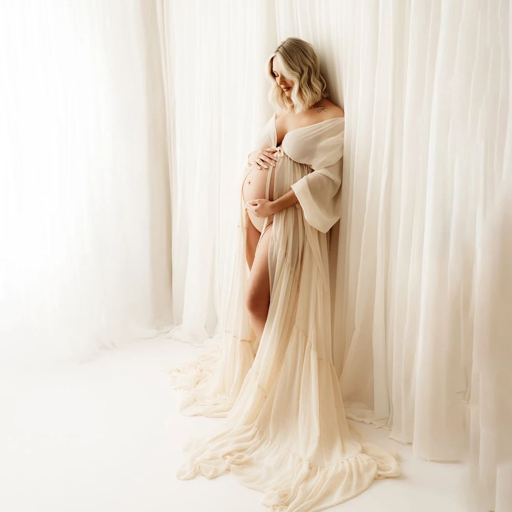 Elegant Maternity Gown for Photo Shoot Pregnant Women Photography Props Studio Pregnancy Outfits Baby Shower Party Dress
Elegant Maternity Gown for Photo Shoot Pregnant Women Photography Props Studio Pregnancy Outfits Baby Shower Party Dress