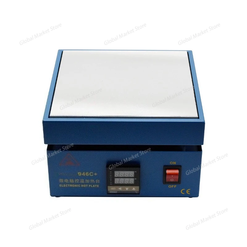 946C+ Intelligent Constant Temperature Heating Table, Desoldering and tin planting laboratory, Multi-functional film ironing
946C+ Intelligent Constant Temperature Heating Table, Desoldering and tin planting laboratory, Multi-functional film ironing