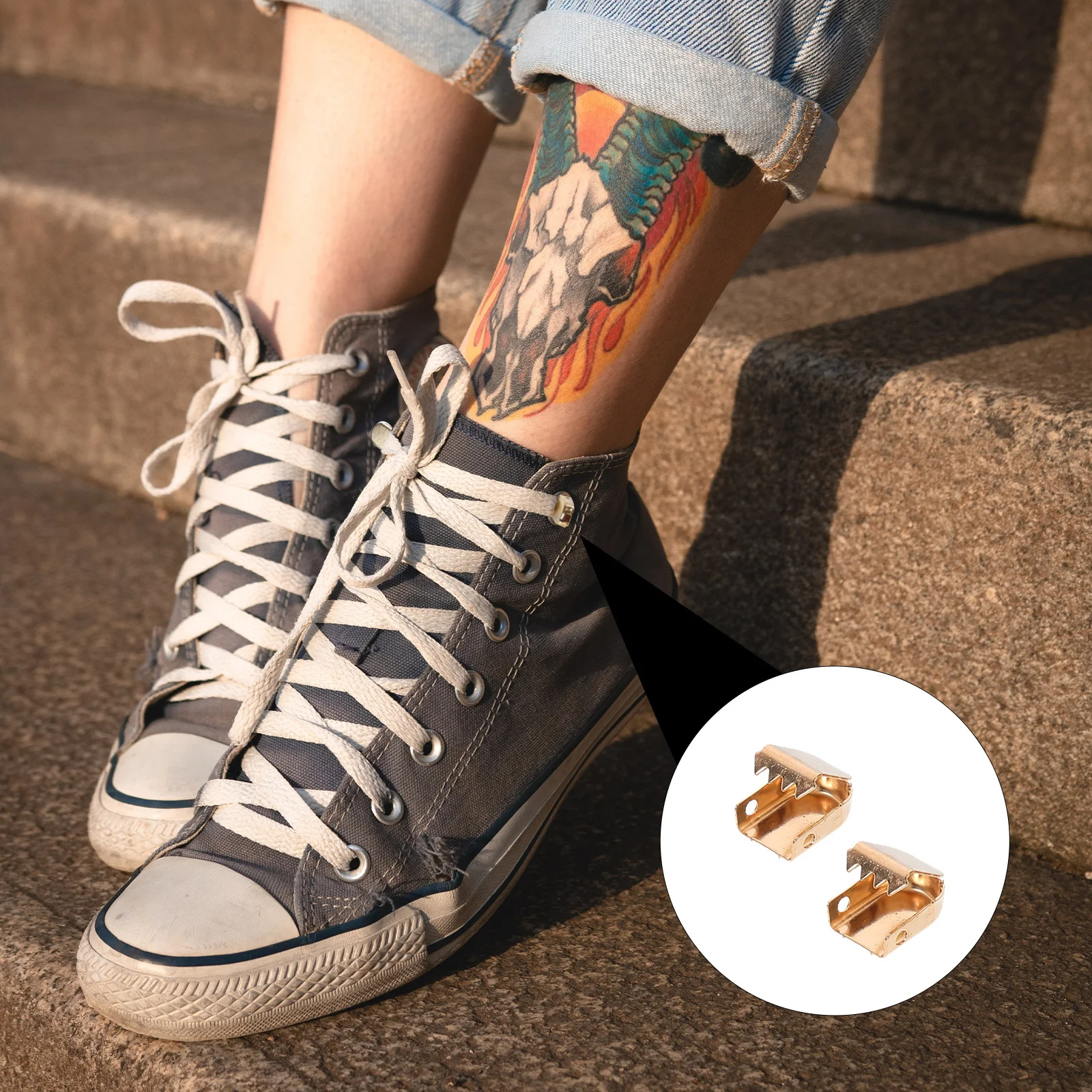 100Pcs Stainless Steel Shoelace Buckles Durable No Tie Lace Locks Easy Fixing for Elderly Running Shoes Accessories
100Pcs Stainless Steel Shoelace Buckles Durable No Tie Lace Locks Easy Fixing for Elderly Running Shoes Accessories