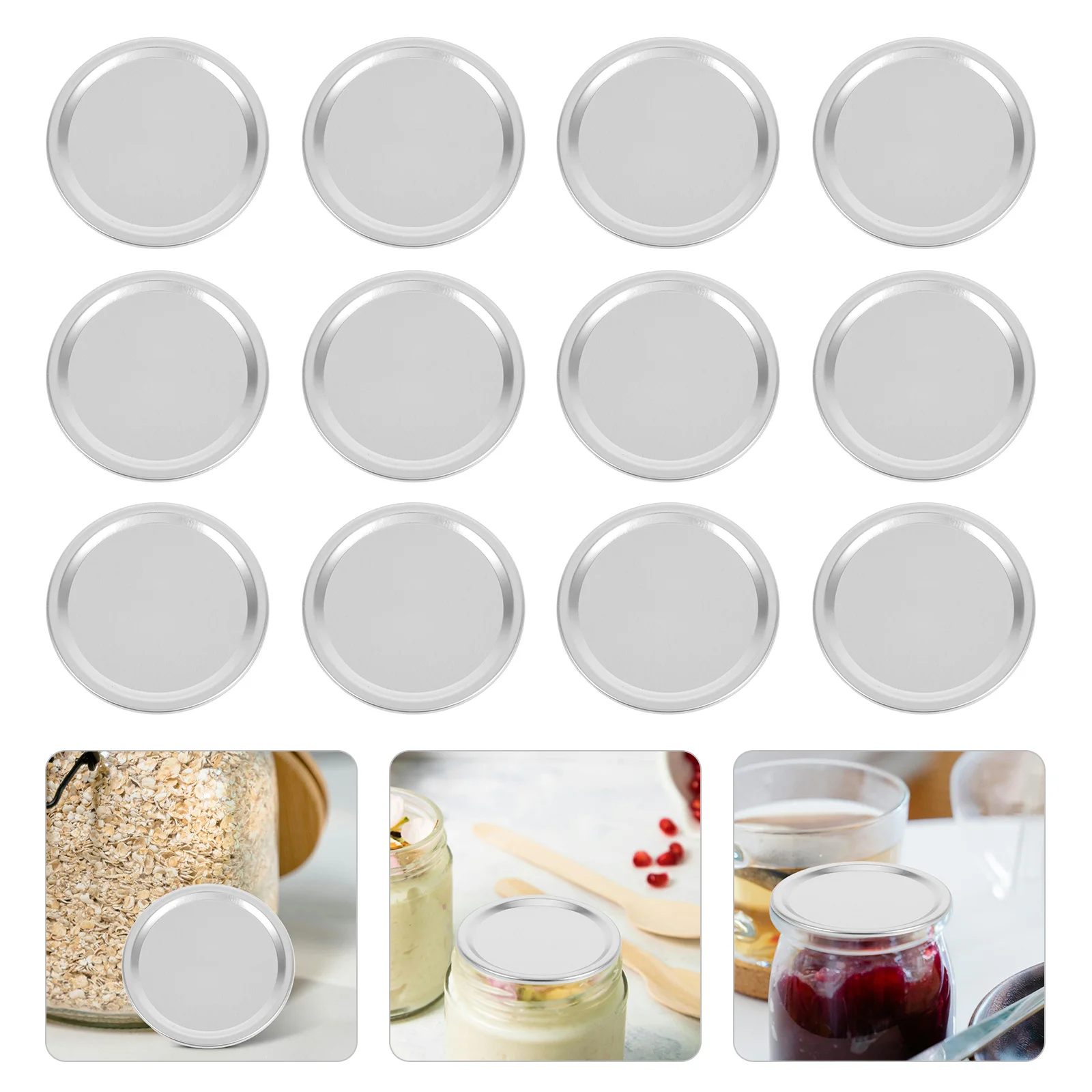 24pcs Wide Tinplate Canning Caps Reusable Leak Proof Lids for Regular Mouth Jars Storage Canning Covers
24pcs Wide Tinplate Canning Caps Reusable Leak Proof Lids for Regular Mouth Jars Storage Canning Covers