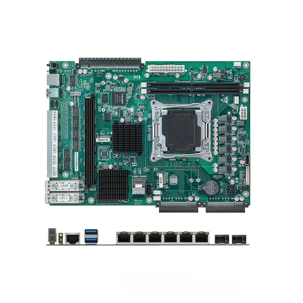 Shineman Optic Ports 10GbE SFP+ C612 Motherboard for XEON E5 V3/V4 CPU Router Firewall DVR Network OEM/ODM DDR4 New Server
Shineman Optic Ports 10GbE SFP+ C612 Motherboard for XEON E5 V3/V4 CPU Router Firewall DVR Network OEM/ODM DDR4 New Server