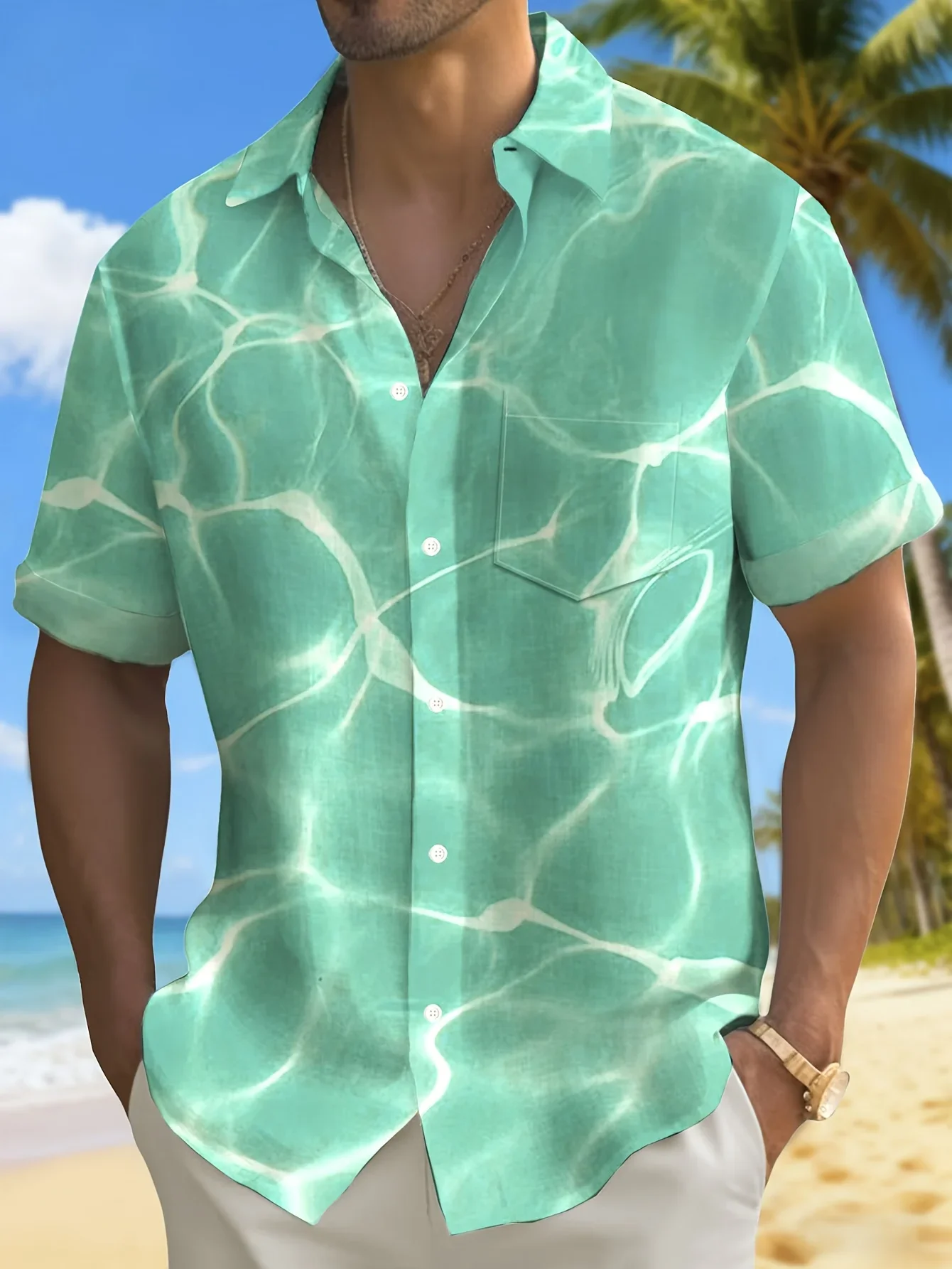 Summer Casual Beach Hawaiian Shirt Men Man Short Sleeve Fashion Floral Print Breathable Lightweight Party Outfit Tops
Summer Casual Beach Hawaiian Shirt Men Man Short Sleeve Fashion Floral Print Breathable Lightweight Party Outfit Tops