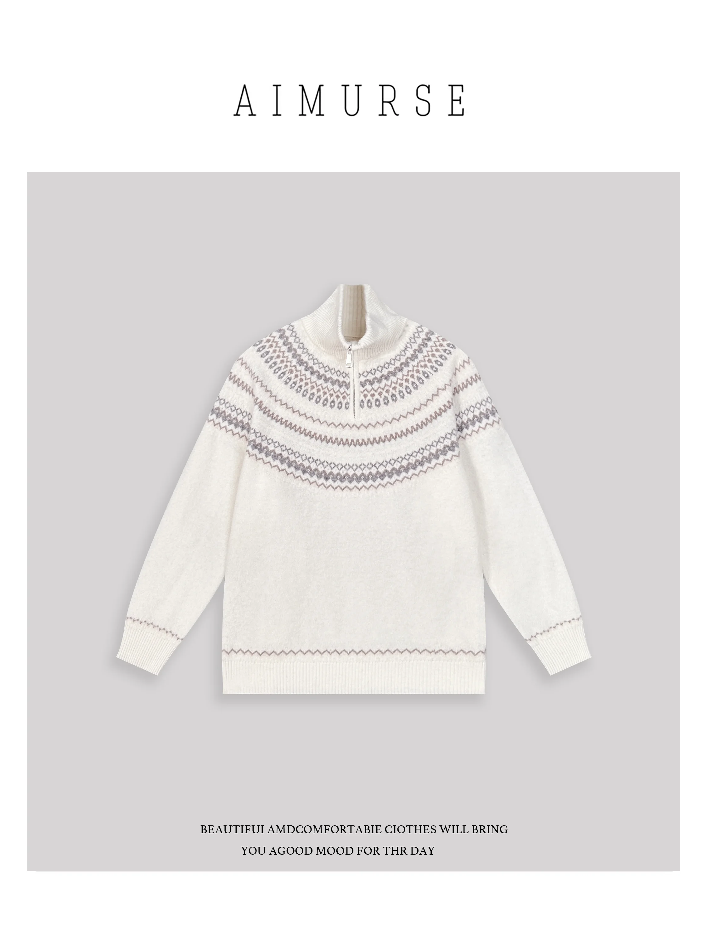Warm Woolen Sweater f High Collar Winter Thermal Knittedwear Small ence 00 Wool AIMURSE Ferr Island AM3000
Warm Woolen Sweater f High Collar Winter Thermal Knittedwear Small ence 00 Wool AIMURSE Ferr Island AM3000