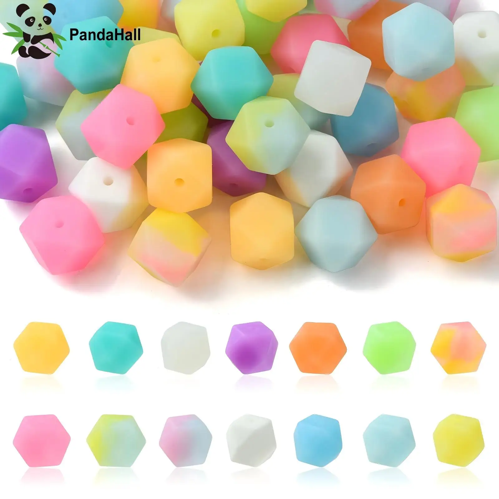 PandaHall 50Pcs Mixed Style 14mm Hexagon Silicone Beads Grow in The Dark Bubblegum Beads Luminous Loose Beads for Jewelry Making
PandaHall 50Pcs Mixed Style 14mm Hexagon Silicone Beads Grow in The Dark Bubblegum Beads Luminous Loose Beads for Jewelry Making