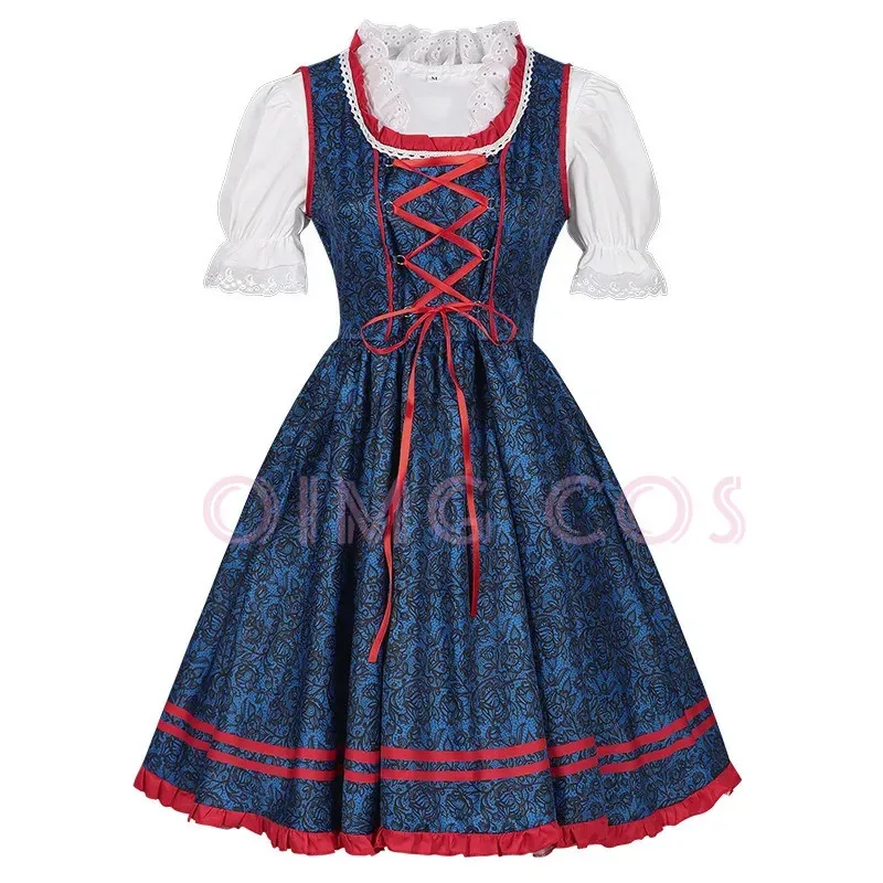 Европейский и американский костюм на Хэллоуин, немецкий костюм для фестиваля пива, платье, клетчатый комплект, баварская женская одежда
Европейский и американский костюм на Хэллоуин, немецкий костюм для фестиваля пива, платье, клетчатый комплект, баварская женская одежда