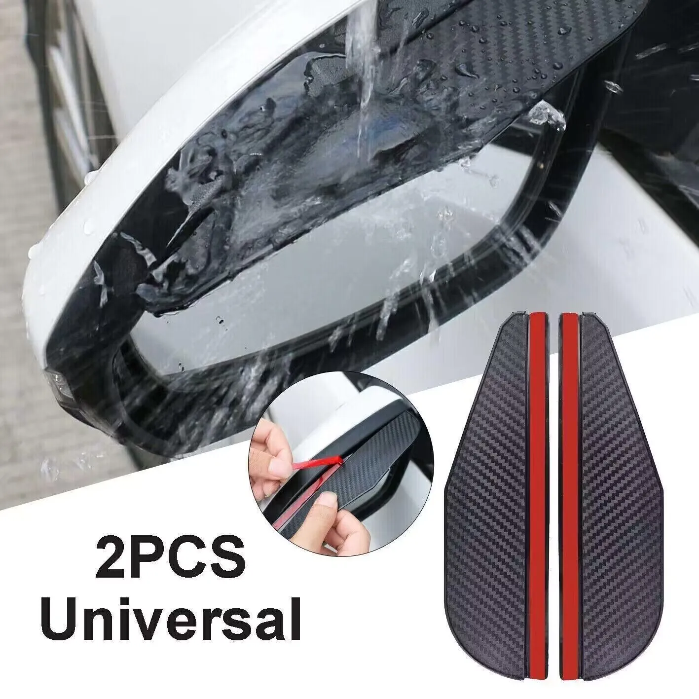 2X Carbon Fibre Black Car SUV Rear View Side Mirror Rain Visor Guard Accessories
2X Carbon Fibre Black Car SUV Rear View Side Mirror Rain Visor Guard Accessories
