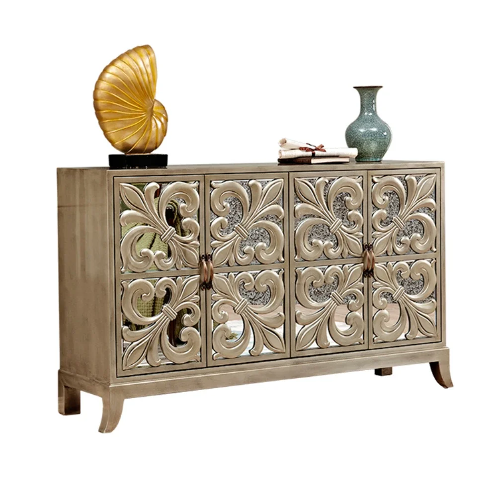 European Style Living Room Cupboard American Carved Shoe Cabinet Solid Wood Partition
European Style Living Room Cupboard American Carved Shoe Cabinet Solid Wood Partition