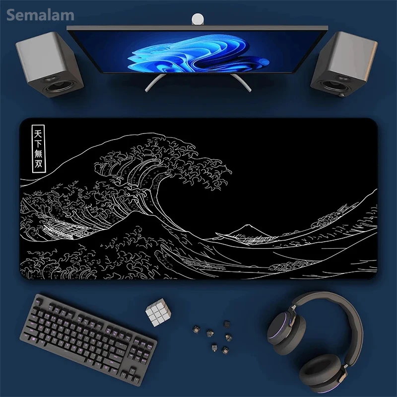 Minimalist Wave Design Mouse Pad Non-Slip Rubber Base Keyboard pad Smooth Desk Mat For Home Office Laptop Computer Daily Use
Minimalist Wave Design Mouse Pad Non-Slip Rubber Base Keyboard pad Smooth Desk Mat For Home Office Laptop Computer Daily Use