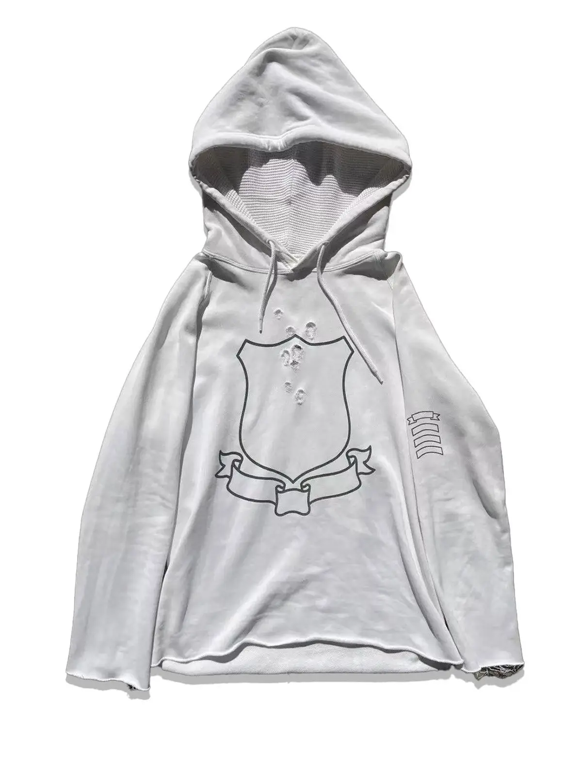 Number (N) ine AW01White shield pullover
Number (N) ine AW01White shield pullover