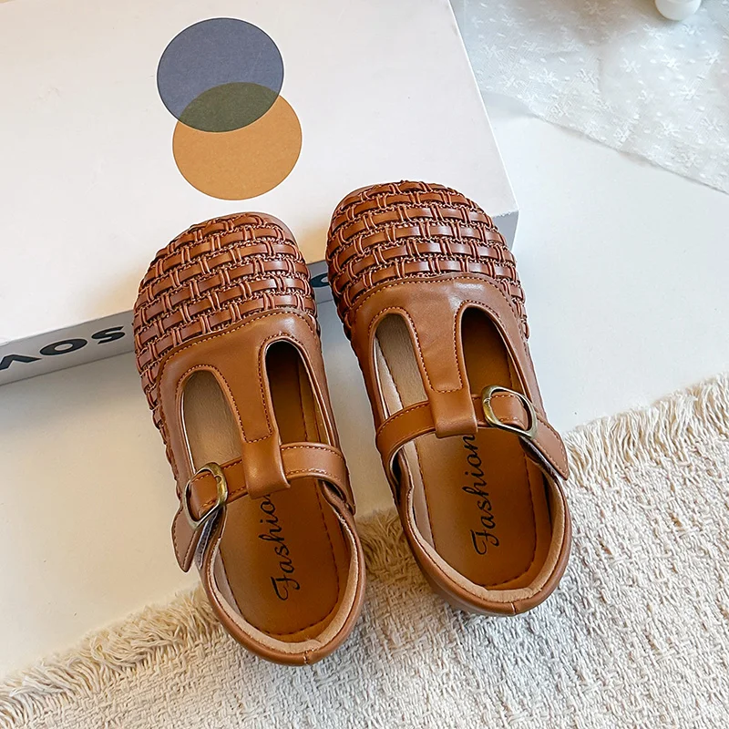 2026 Spring Summer Style Princess Shoes for Girls, Fashionable and Breathable Casual Shoes with Woven Openwork Square Buckle
2026 Spring Summer Style Princess Shoes for Girls, Fashionable and Breathable Casual Shoes with Woven Openwork Square Buckle