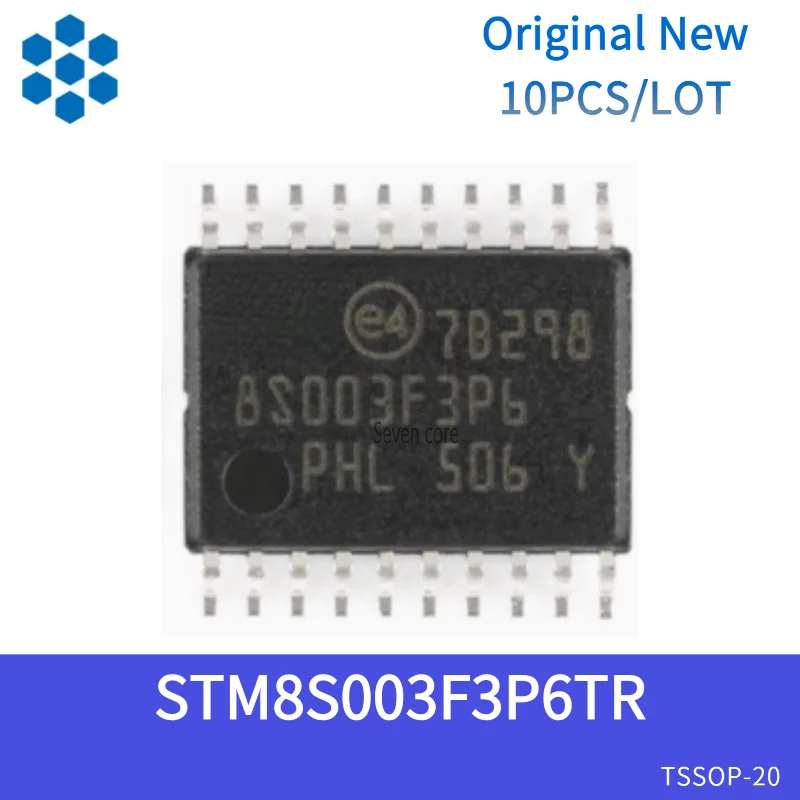 Original New 10pcs/lot STM8S003F3P6TR TSSOP-20 16MHz/8KB flash memory / 8-bit microcontroller MCU
Original New 10pcs/lot STM8S003F3P6TR TSSOP-20 16MHz/8KB flash memory / 8-bit microcontroller MCU