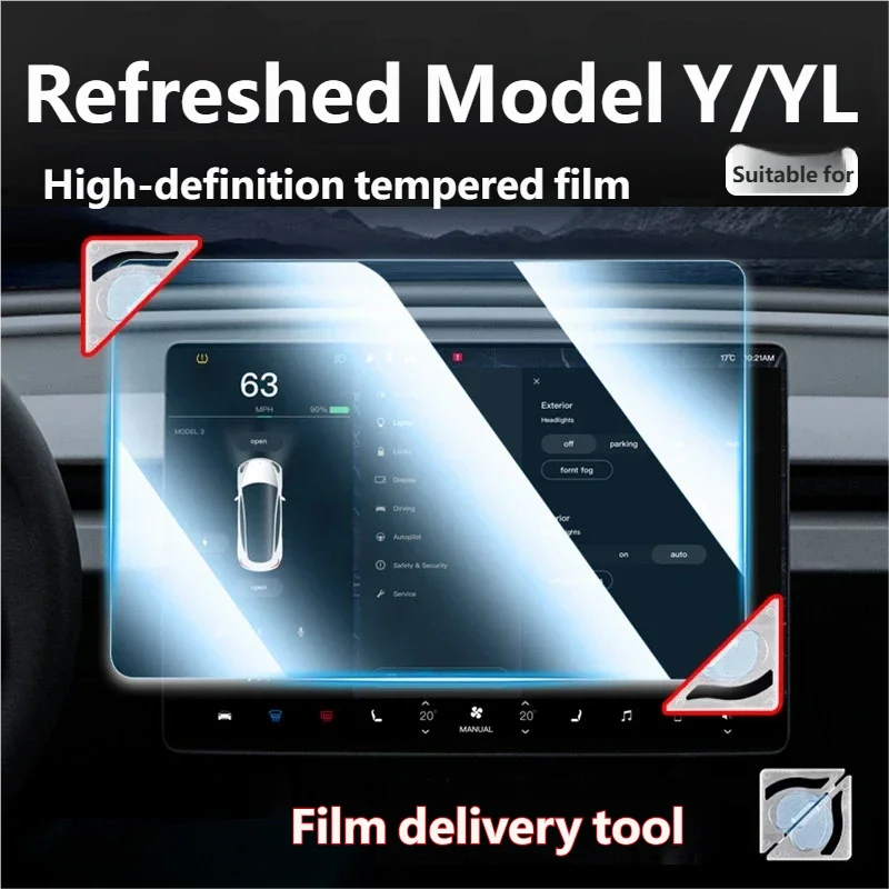 Matte Tempered Glass Screen Protector For Tesla Model YL Model Y 2025 2026 Center Control Navigation Film Car Modify Accessory
Matte Tempered Glass Screen Protector For Tesla Model YL Model Y 2025 2026 Center Control Navigation Film Car Modify Accessory