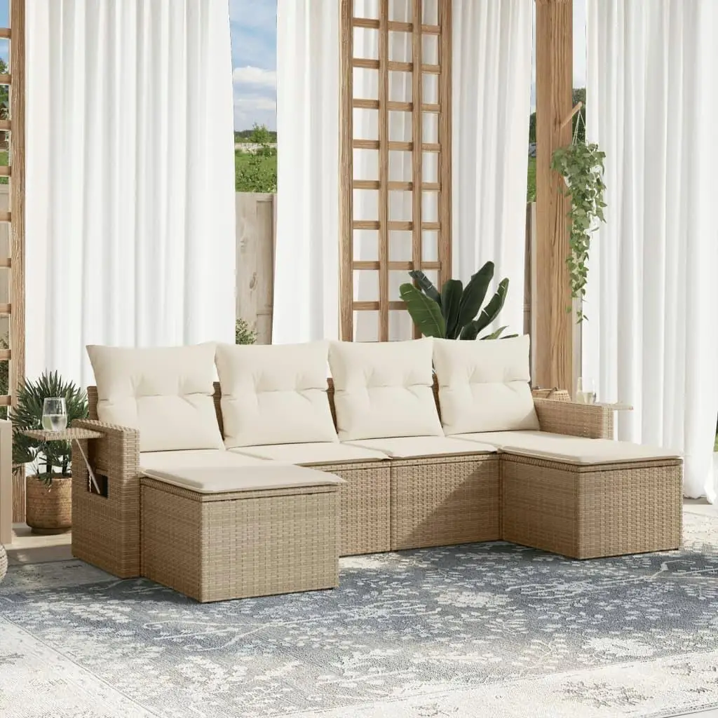 Large Beige Modular Garden Sofa Set Poly Rattan Comfortable Outdoor Furniture Assembly Free Luxurious Patio Seating
Large Beige Modular Garden Sofa Set Poly Rattan Comfortable Outdoor Furniture Assembly Free Luxurious Patio Seating