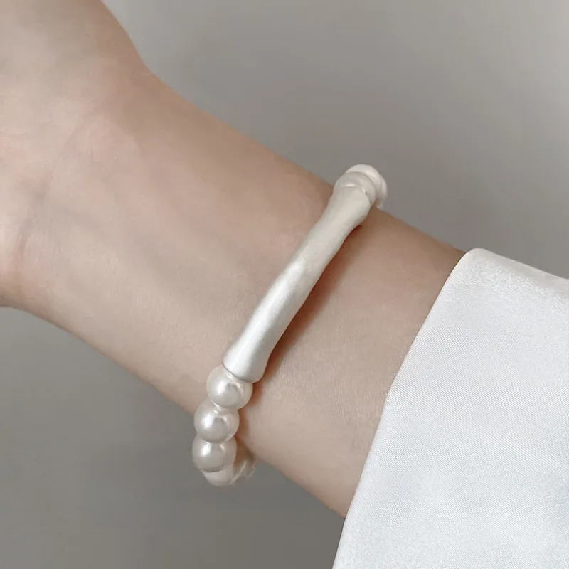 100% Solid 925 Sterling Silver Pearl Bracelet for Women Men Vintage Handmade Geometric Bamboo Bracelets Birthday
100% Solid 925 Sterling Silver Pearl Bracelet for Women Men Vintage Handmade Geometric Bamboo Bracelets Birthday