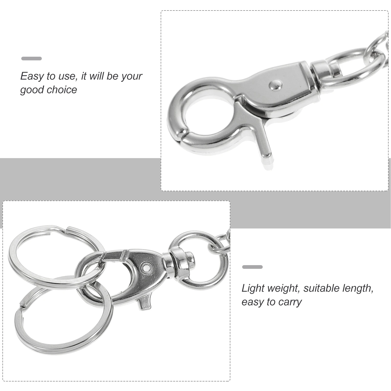 Electroplated Metal Pocket Watch Chain Lightweight Durable Clothing Accessory Hanging Chain Stainless Steel Vest Buckle DIY Gift
Electroplated Metal Pocket Watch Chain Lightweight Durable Clothing Accessory Hanging Chain Stainless Steel Vest Buckle DIY Gift