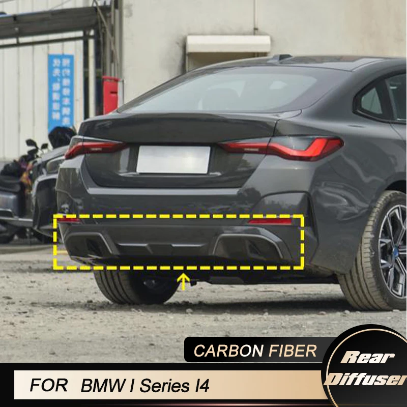 Car Rear Bumper Diffuser For BMW I Series I4 M Sport Hatchback 4-Door 2022 Auto Racing Rear Diffuser Lip Guard Carbon Fiber
Car Rear Bumper Diffuser For BMW I Series I4 M Sport Hatchback 4-Door 2022 Auto Racing Rear Diffuser Lip Guard Carbon Fiber