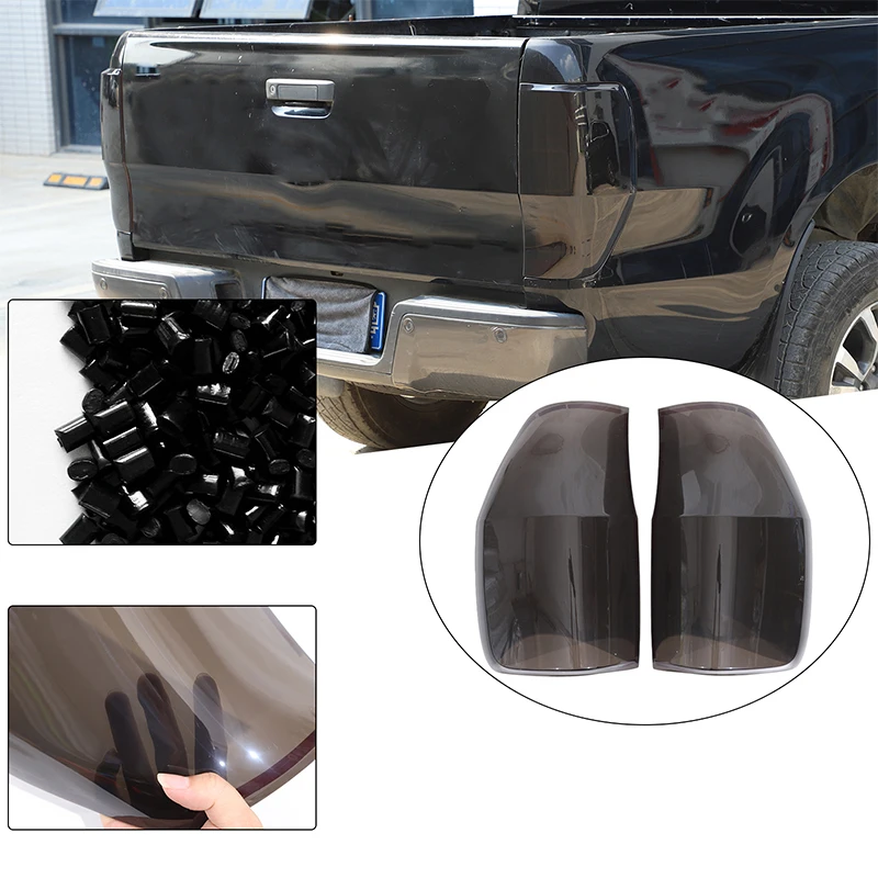 Smoked Transparent Gray ABS Tail Light Cover 2PCS For Ford Ranger 2015-2022 Not Fit US Version Exterior Trim Parts
Smoked Transparent Gray ABS Tail Light Cover 2PCS For Ford Ranger 2015-2022 Not Fit US Version Exterior Trim Parts