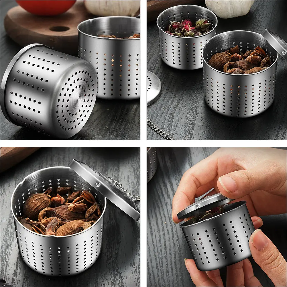 1 шт. Фильтр-шар из нержавеющей стали для чая и специй с подвесной цепочкой-крючком, эффективная фильтрация для трав, специй, рассола, приготовления пищи, для домашнего использования
1 шт. Фильтр-шар из нержавеющей стали для чая и специй с подвесной цепочкой-крючком, эффективная фильтрация для трав, специй, рассола, приготовления пищи, для домашнего использования