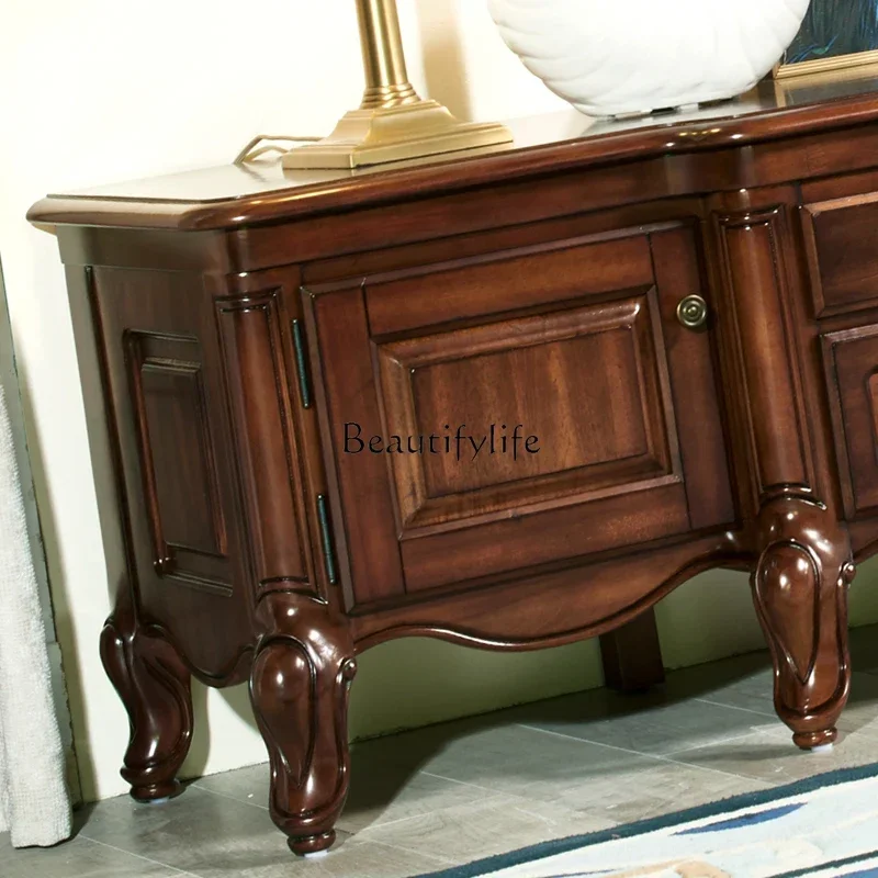 09, ТВ-шкаф для виллы в американском стиле, полностью массив дерева, европейский стиль, гостиная, расширенный напольный шкаф
09, ТВ-шкаф для виллы в американском стиле, полностью массив дерева, европейский стиль, гостиная, расширенный напольный шкаф