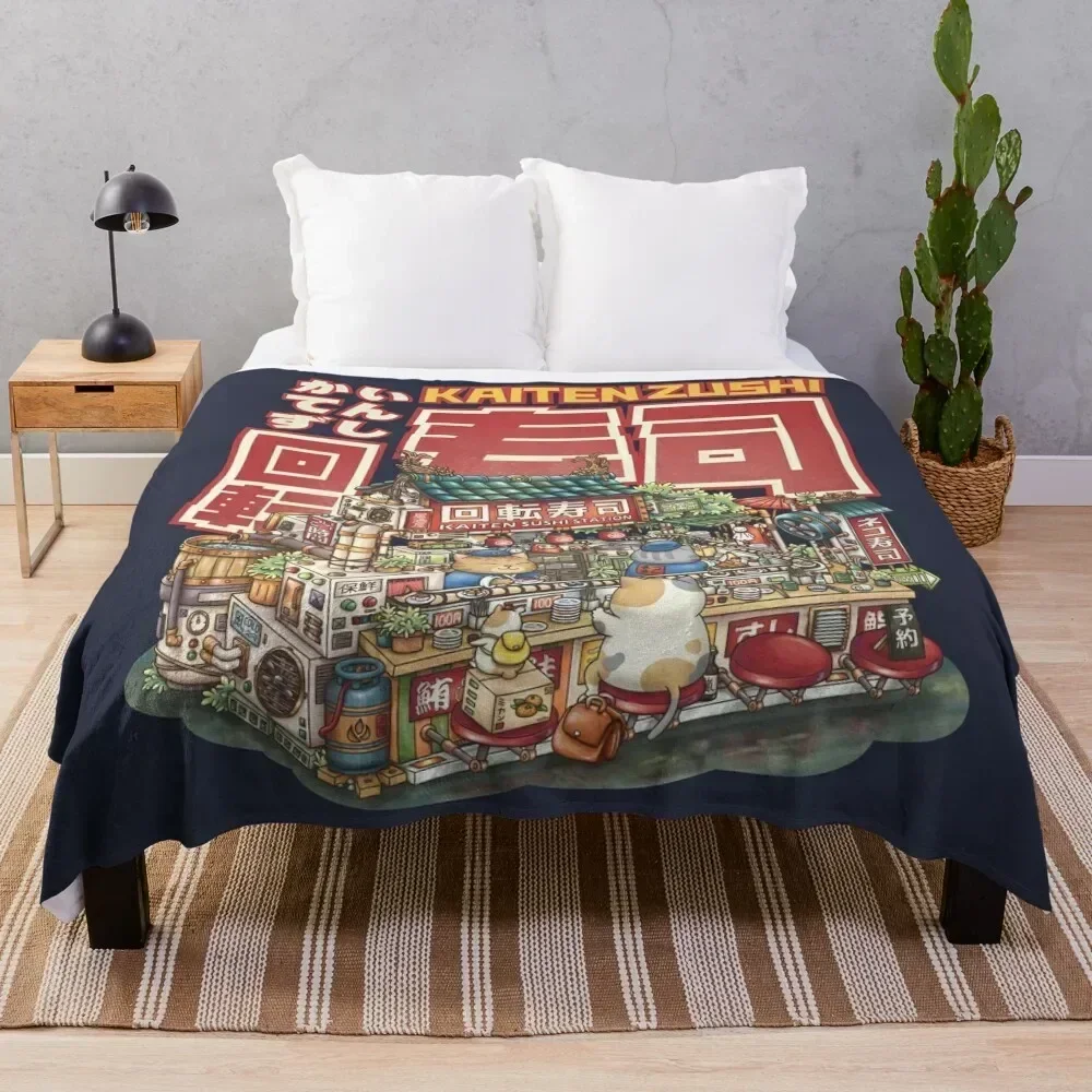 Steampunk Cat Sushi Restaurant Throw Blanket Summer Cool Breathable Blanket for Sleeping
Steampunk Cat Sushi Restaurant Throw Blanket Summer Cool Breathable Blanket for Sleeping