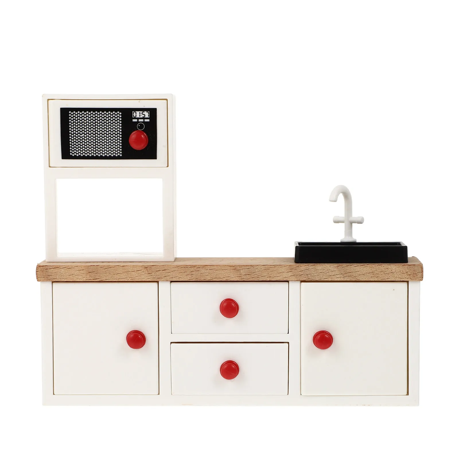 Miniature Cabinet White Mini House Decoration Lightweight Wood Plastic Furniture Ornament for Mini House Scene Landscape Home
Miniature Cabinet White Mini House Decoration Lightweight Wood Plastic Furniture Ornament for Mini House Scene Landscape Home