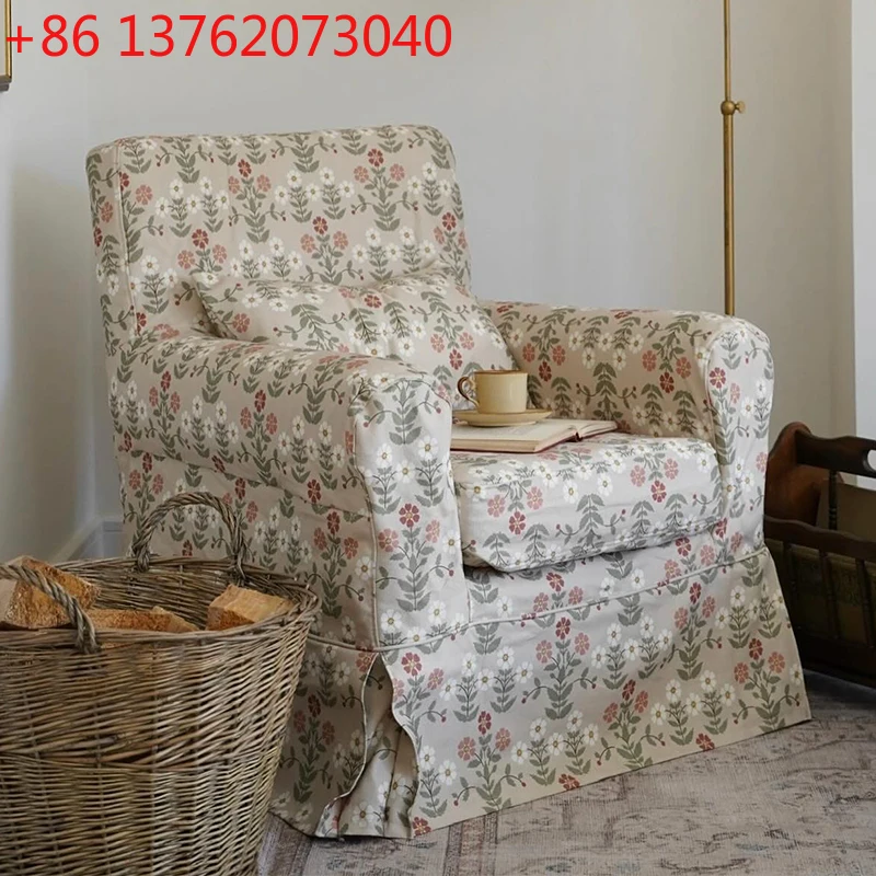 Французский пасторальный диван-кресло, вилла, гостиная, кресло для отдыха с принтом, ретро-стиль
Французский пасторальный диван-кресло, вилла, гостиная, кресло для отдыха с принтом, ретро-стиль