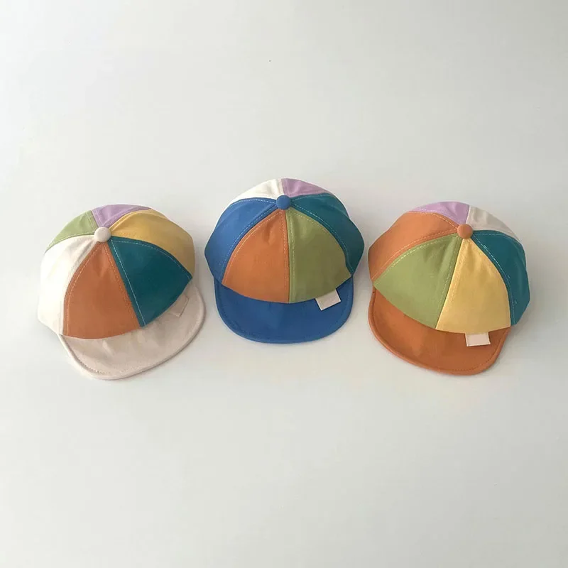 Colorful Color Block Baby Baseball Hat Summer Cotton Kids Duck Tongue Cap Cute Soft Brim Toddler Boy Girl Sunshade Visors
Colorful Color Block Baby Baseball Hat Summer Cotton Kids Duck Tongue Cap Cute Soft Brim Toddler Boy Girl Sunshade Visors